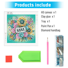 Load image into Gallery viewer, Diamond Painting - Partial Special Shaped - Flower nana (30*30CM)

