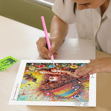 Load image into Gallery viewer, Diamond Painting - Partial Special Shaped - Cute little girl (30*30CM)
