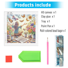 Load image into Gallery viewer, Diamond Painting - Partial Special Shaped - Cute little girl (30*30CM)

