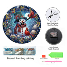 Load image into Gallery viewer, Christmas DIY Diamond Painting Clock Kits Diamond Art Wall Clock Home Wall Decor
