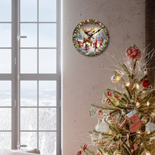 Load image into Gallery viewer, Christmas DIY Diamond Painting Clock Kits Diamond Art Wall Clock Home Wall Decor
