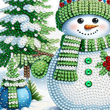Load image into Gallery viewer, Christmas Diamond Art Hanging Hooks Rhinestone Painting Coat Hook Home Decor

