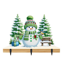 Load image into Gallery viewer, Christmas Diamond Art Hanging Hooks Rhinestone Painting Coat Hook Home Decor
