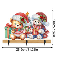 Load image into Gallery viewer, Christmas Diamond Art Hanging Hooks Rhinestone Painting Coat Hook Home Decor
