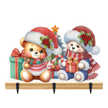 Load image into Gallery viewer, Christmas Diamond Art Hanging Hooks Rhinestone Painting Coat Hook Home Decor
