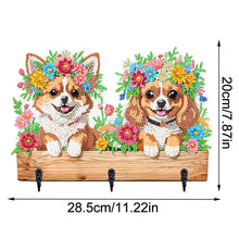 Load image into Gallery viewer, Christmas Diamond Art Hanging Hooks Rhinestone Painting Coat Hook Home Decor
