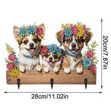 Load image into Gallery viewer, Christmas Diamond Art Hanging Hooks Rhinestone Painting Coat Hook Home Decor
