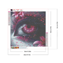 Load image into Gallery viewer, Diamond Painting - Full Round - Pink pupils (40*40CM)
