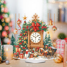 Load image into Gallery viewer, Acrylic Special Shape Xmas Tree Mermaid Table Top Diamond Painting Ornament Kits
