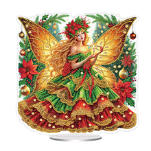 Load image into Gallery viewer, Acrylic Special Shape Xmas Tree Mermaid Table Top Diamond Painting Ornament Kits
