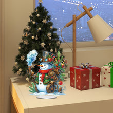 Load image into Gallery viewer, Acrylic Special Shape Xmas Tree Mermaid Table Top Diamond Painting Ornament Kits
