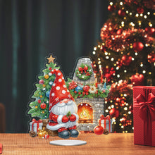 Load image into Gallery viewer, Acrylic Special Shape Xmas Tree Mermaid Table Top Diamond Painting Ornament Kits
