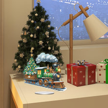 Load image into Gallery viewer, Acrylic Special Shape Xmas Tree Mermaid Table Top Diamond Painting Ornament Kits
