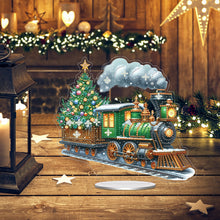 Load image into Gallery viewer, Acrylic Special Shape Xmas Tree Mermaid Table Top Diamond Painting Ornament Kits

