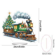 Load image into Gallery viewer, Acrylic Special Shape Xmas Tree Mermaid Table Top Diamond Painting Ornament Kits
