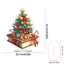 Load image into Gallery viewer, Acrylic Special Shape Xmas Tree Mermaid Table Top Diamond Painting Ornament Kits
