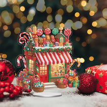 Load image into Gallery viewer, Acrylic Special Shape Xmas Tree Mermaid Table Top Diamond Painting Ornament Kits
