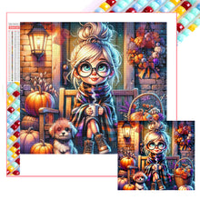 Load image into Gallery viewer, Diamond Painting - Full Square - Pumpkin girl (50*45CM)
