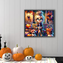 Load image into Gallery viewer, Diamond Painting - Full Square - Pumpkin girl (50*45CM)
