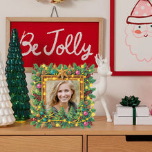 Load image into Gallery viewer, Acrylic Special Shape Christmas Gnome Table Top Diamond Painting Frame Kits
