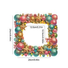 Load image into Gallery viewer, Acrylic Special Shape Christmas Gnome Table Top Diamond Painting Frame Kits
