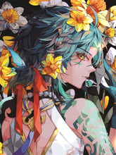 Load image into Gallery viewer, Diamond Painting - Full Round - Genshin Impact Xiao (30*40CM)
