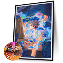 Load image into Gallery viewer, Diamond Painting - Full Round - Creative Girl (30*40CM)
