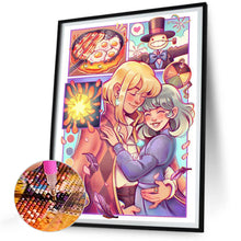 Load image into Gallery viewer, Diamond Painting - Full Round - Howl&#39;s Moving Castle (30*40CM)
