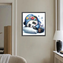 Load image into Gallery viewer, Diamond Painting - Full Round - Sleeping Panda (30*30CM)
