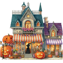 Load image into Gallery viewer, 4pcs Diamond Painting - Partial Special Shaped - Halloween Series (30*30CM)
