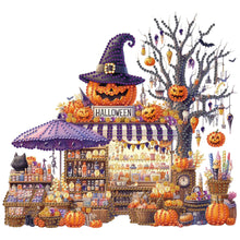 Load image into Gallery viewer, 4pcs Diamond Painting - Partial Special Shaped - Halloween Series (30*30CM)

