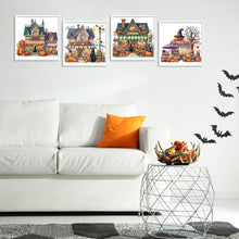 Load image into Gallery viewer, 4pcs Diamond Painting - Partial Special Shaped - Halloween Series (30*30CM)
