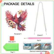 Load image into Gallery viewer, Acrylic DIY Diamond Painting Hanging Pendant Home Decor (Sunflower Cardinal)
