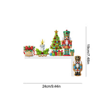 Load image into Gallery viewer, Wooden Christmas Nutcracker Diamond Painting Door Topper Decor Party Ornament
