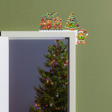 Load image into Gallery viewer, Wooden Christmas Cookie Tree Diamond Painting Door Topper Decor Party Ornament
