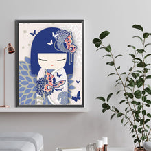 Load image into Gallery viewer, Diamond Painting - Full Round - Japanese Style Illustration Girl (30*40CM)

