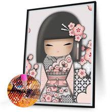 Load image into Gallery viewer, Diamond Painting - Full Round - Japanese Style Illustration Girl (30*40CM)
