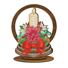 Load image into Gallery viewer, Wooden Christmas Table Top Diamond Painting Ornament Kits Xmas Home Decor (A)
