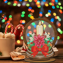 Load image into Gallery viewer, Wooden Christmas Table Top Diamond Painting Ornament Kits Xmas Home Decor (A)
