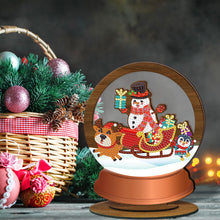 Load image into Gallery viewer, Wooden Christmas Table Top Diamond Painting Ornament Kits Xmas Home Decor (C)
