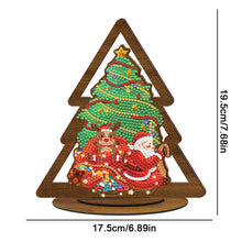Load image into Gallery viewer, Wooden Christmas Table Top Diamond Painting Ornament Kits Xmas Home Decor (G)
