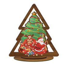 Load image into Gallery viewer, Wooden Christmas Table Top Diamond Painting Ornament Kits Xmas Home Decor (G)

