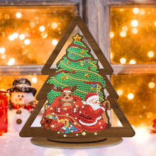 Load image into Gallery viewer, Wooden Christmas Table Top Diamond Painting Ornament Kits Xmas Home Decor (G)

