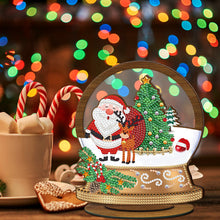 Load image into Gallery viewer, Wooden Christmas Table Top Diamond Painting Ornament Kits Xmas Home Decor (H)

