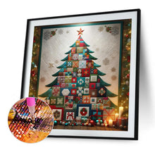 Load image into Gallery viewer, Diamond Painting - Full Round - Candle Fabric Christmas Tree (50*50CM)
