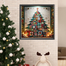 Load image into Gallery viewer, Diamond Painting - Full Round - Candle Fabric Christmas Tree (50*50CM)
