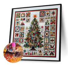 Load image into Gallery viewer, Diamond Painting - Full Round - Embroidered Christmas Tree (50*50CM)
