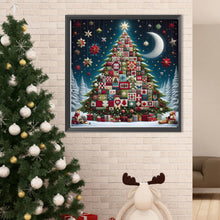 Load image into Gallery viewer, Diamond Painting - Full Round - Crescent Moon Christmas Tree (50*50CM)
