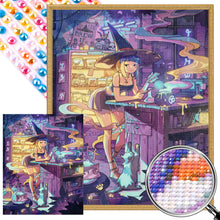 Load image into Gallery viewer, AB Diamond Painting - Full Round - Modern little witch (40*50CM)
