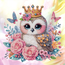 Load image into Gallery viewer, Diamond Painting - Partial Special Shaped - Owl (30*30CM)
